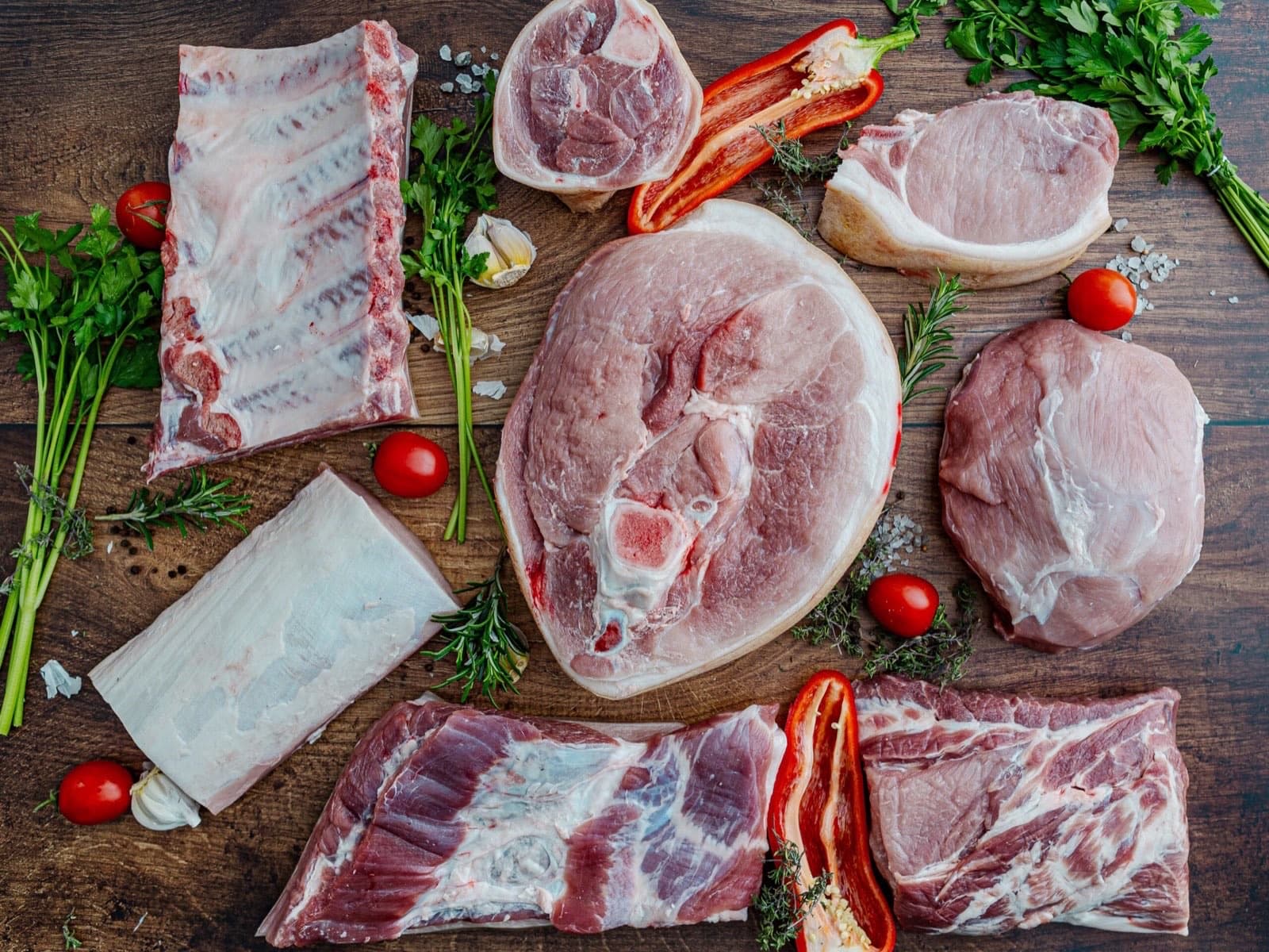 Pachet Tradițional de Sărbători — ≈ 12 kg de carne proaspătă de porc